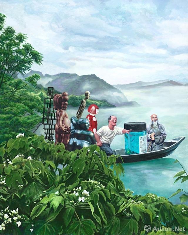 过去心不可得Its Unattainable now 布面丙烯Acrylic on Canvas150x120cm 2018