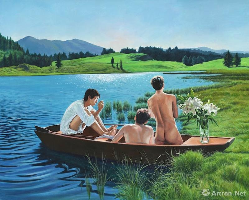 百合Lily 布面丙烯Acrylic on Canvas 120x150cm 2018