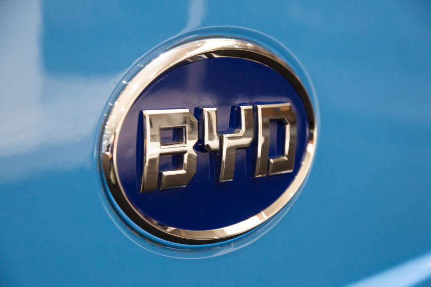 比亚迪子公司中标逾55亿元纯电动客车招标项目