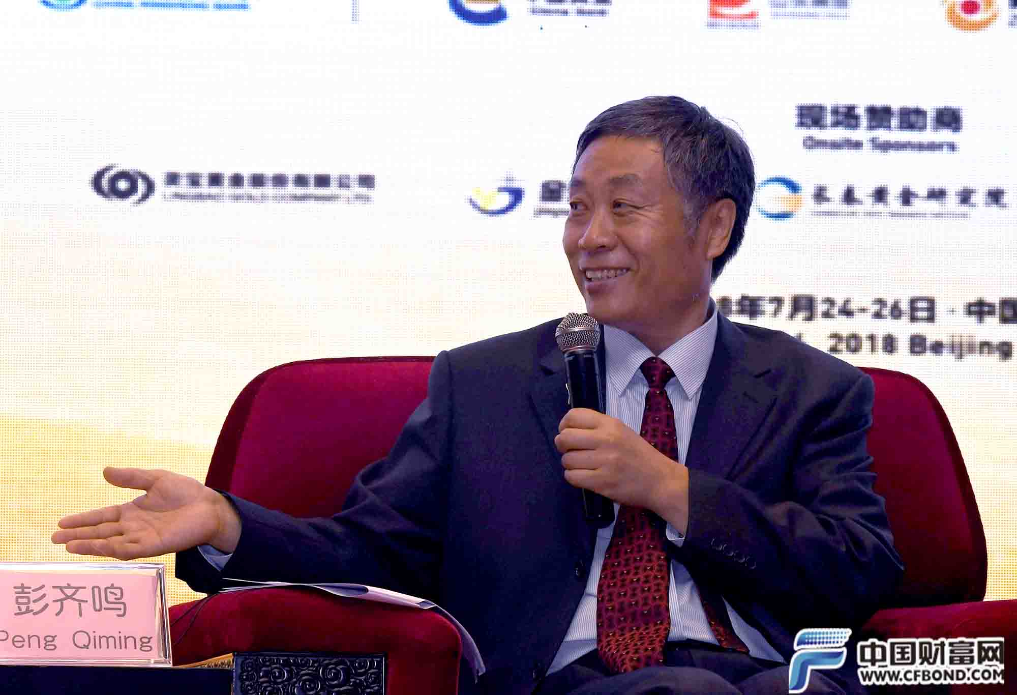 中国矿业联合会会长彭齐鸣主持圆桌对话