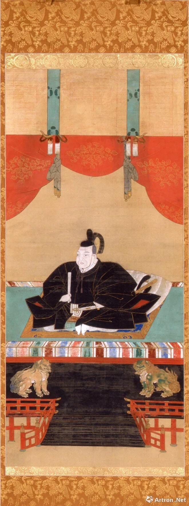 德川家康画像江户时代（1603―1867）东京都江户东京博物馆