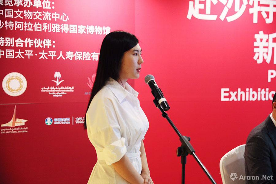 中国文物交流中心展览项目主管徐赫向大家介绍展览详情