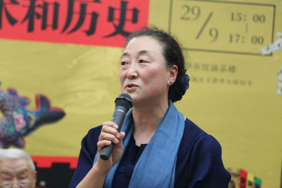 杨阳分享“黄河十四走”的故事  (石皓 摄)