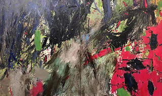 色块的震撼“边界·唐承华新作品展” 在慧和天语艺术空间开幕
