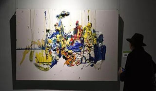 青年画家李华海外游学首办个展