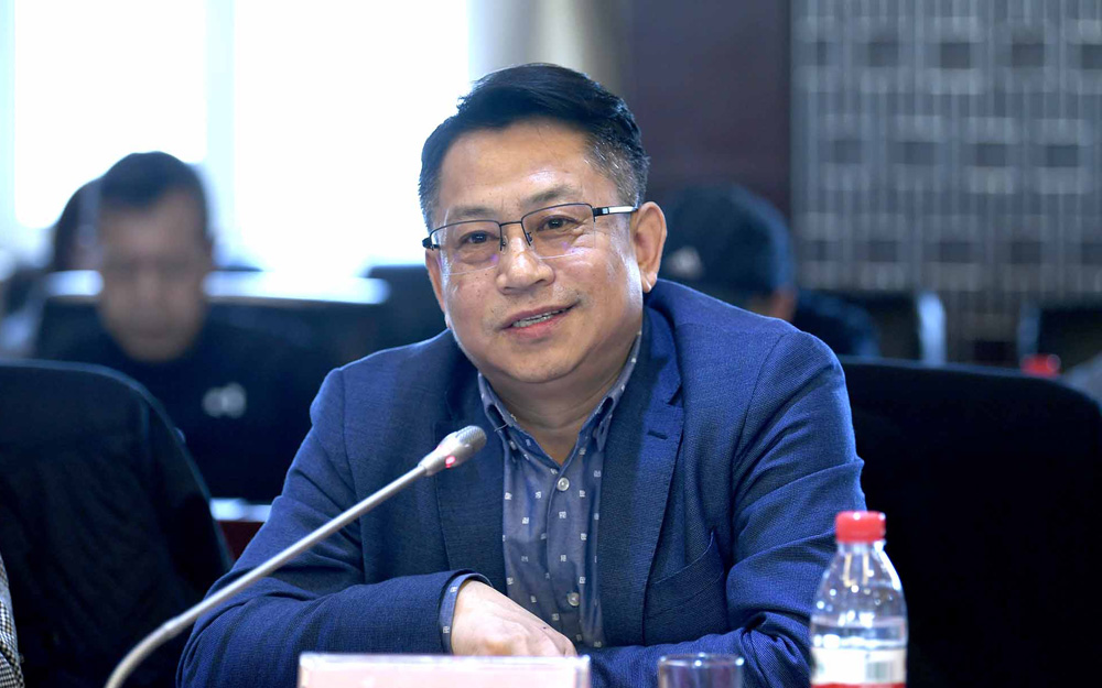 中国财富传媒集团副总裁、华新金控总裁韩煦东致辞
