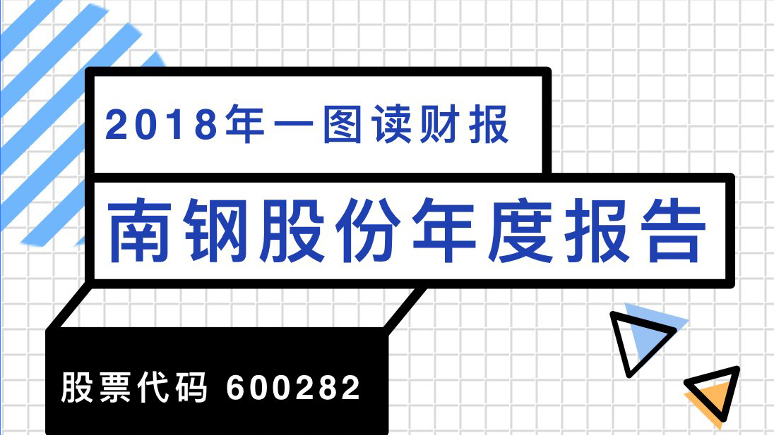 一图读财报：南钢股份2018年度净利润40.08亿元