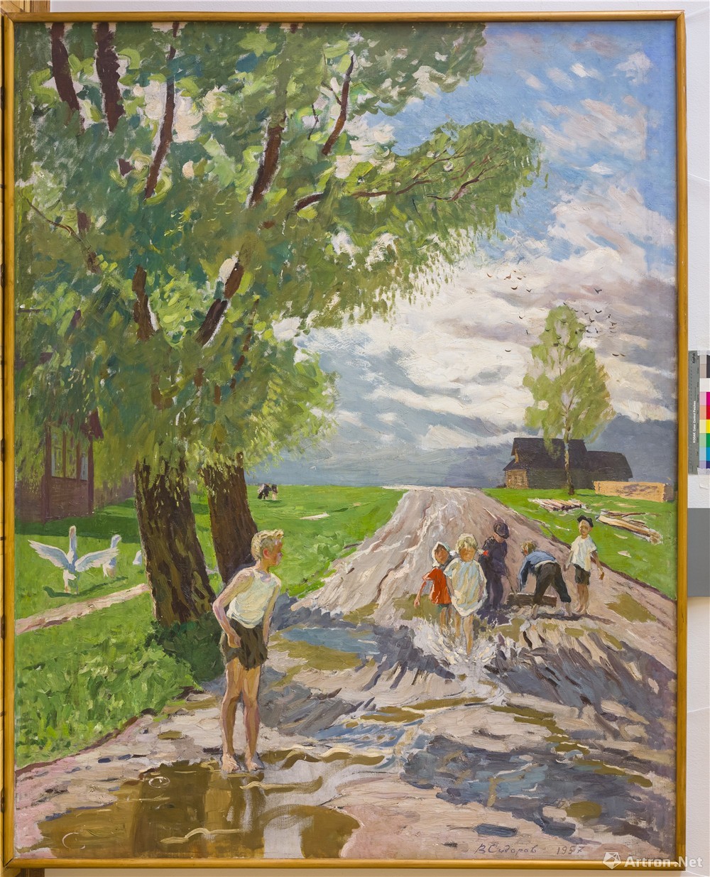 此次展出了西多罗夫先生67幅油画作品,虽然先生未亲临现场,但他色彩
