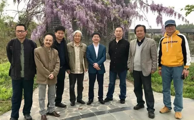 生态与艺术的交融 江苏省中国画学会艺术家走进南京万成生态园写生采风