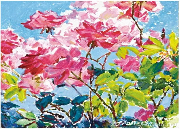 杨健健、苏克师生绘画艺术展暖心开幕