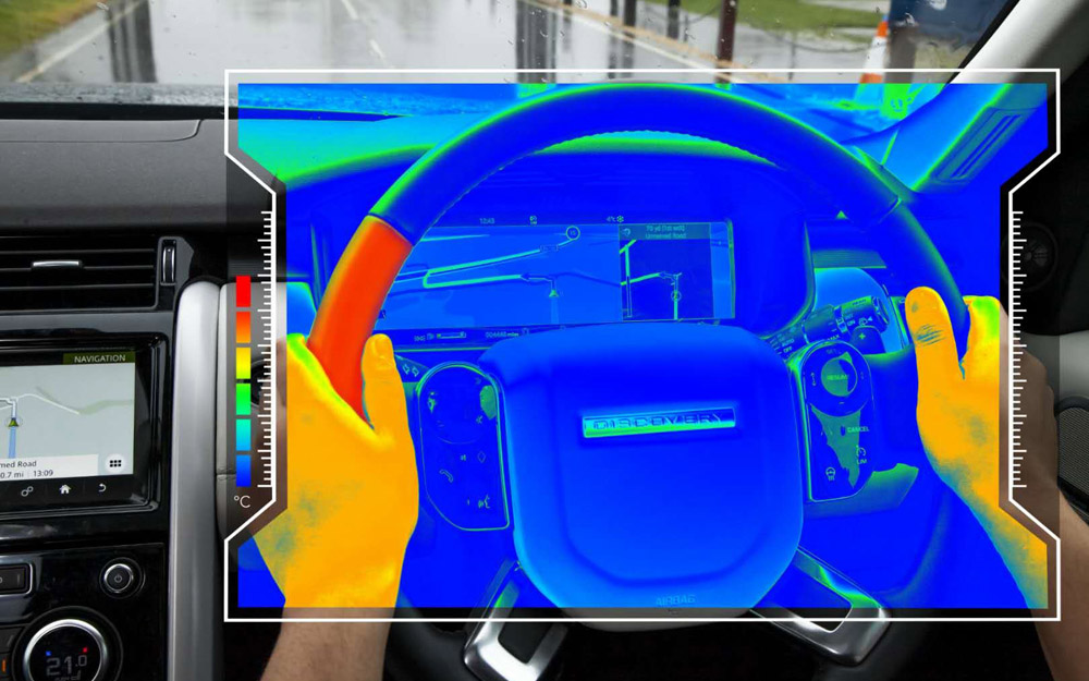 捷豹路虎研发温控感应式方向盘 提升驾驶安全