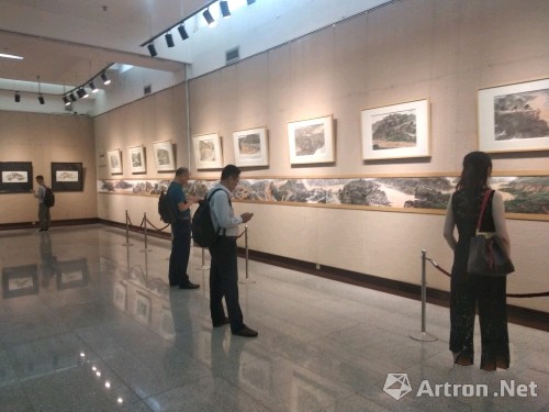 陕西国画院院长范华在穗开展 南粤画坛掀起“黄土风”