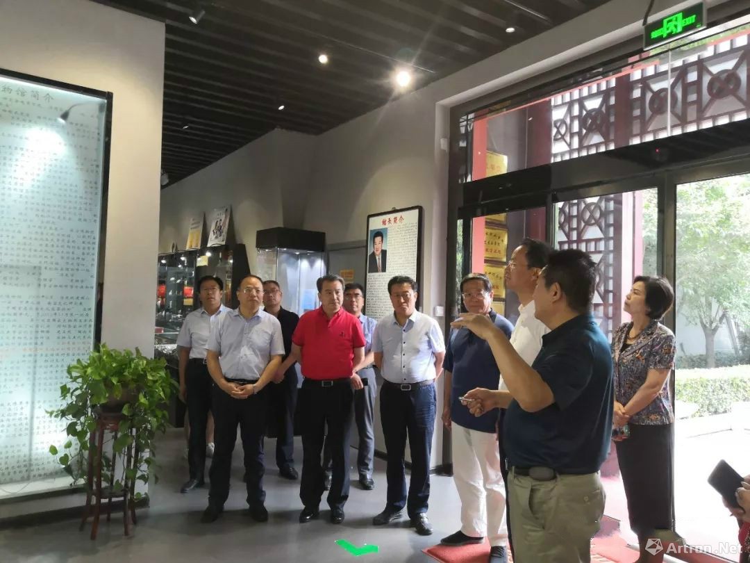 热烈欢迎铜川市市长李智远一行莅临西安柴窑文化博物馆
