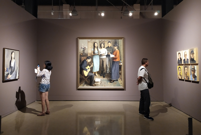 "格物致知——朱春林油画研究展"于中国油画院美术馆开幕
