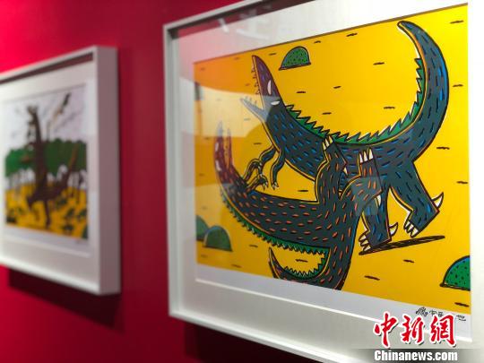 图为展览现场。 林波 摄
