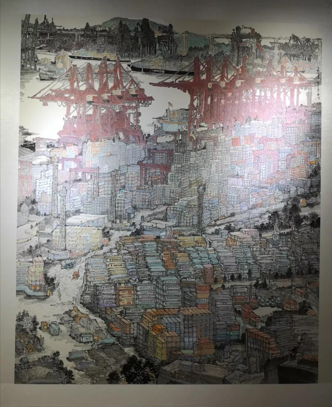 邮驿路运河情全国中国画作品巡展在宜兴日报美术馆开幕