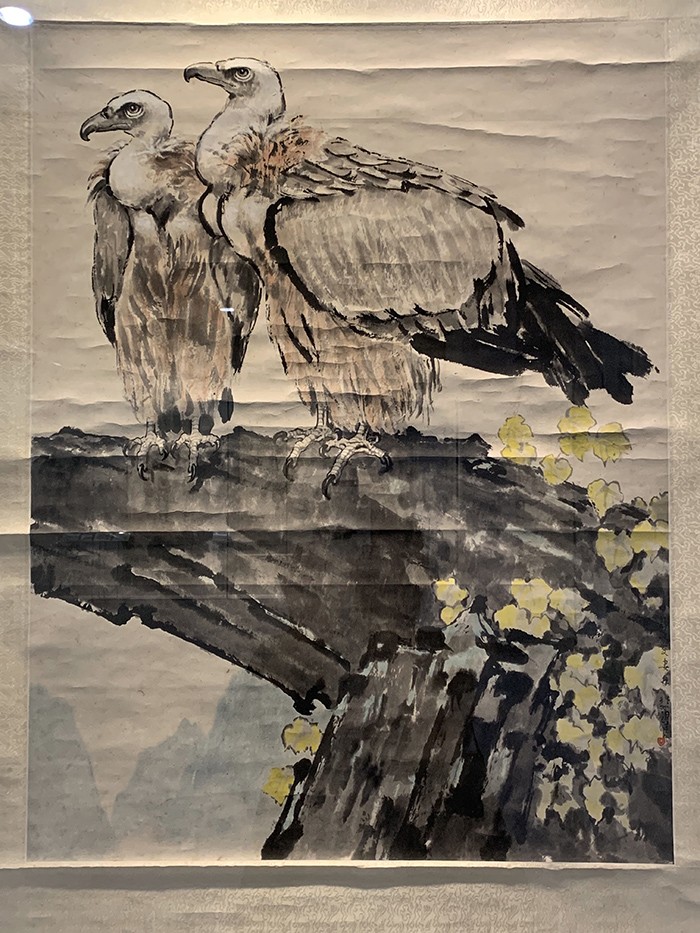 徐悲鸿《灵鹫 1942年 121x92cm 纸本水墨 徐悲鸿纪念馆藏