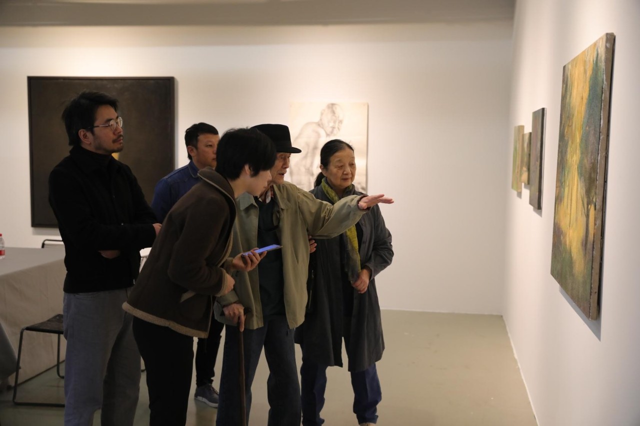 "沉潜飞翔—柴宁作品展"在中国艺术研究院中国油画院开幕