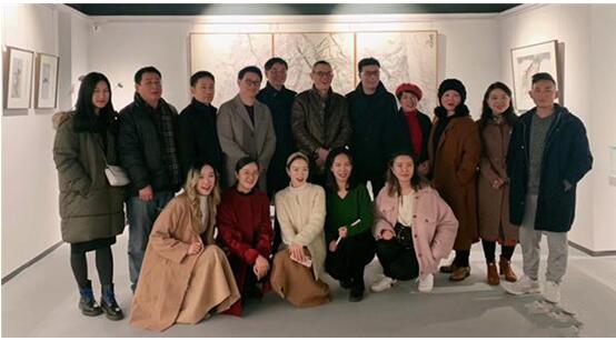 沈伟、周颢、邵仄炯、王斌四人水墨作品展在珞格美术馆开幕