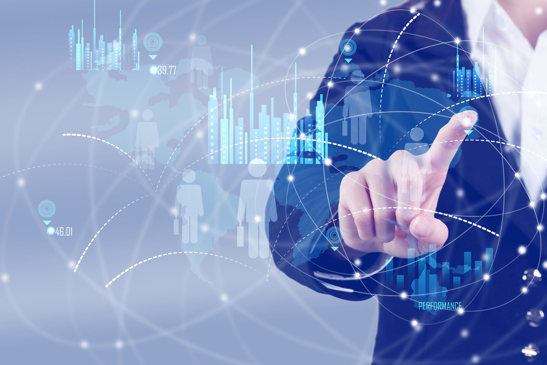 创业板指震荡走低 商业贸易板块涨幅领先