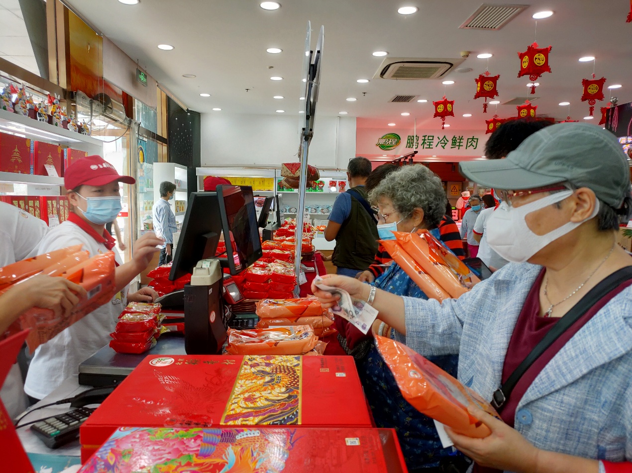 中秋将至 北京稻香村月饼销售迎高峰