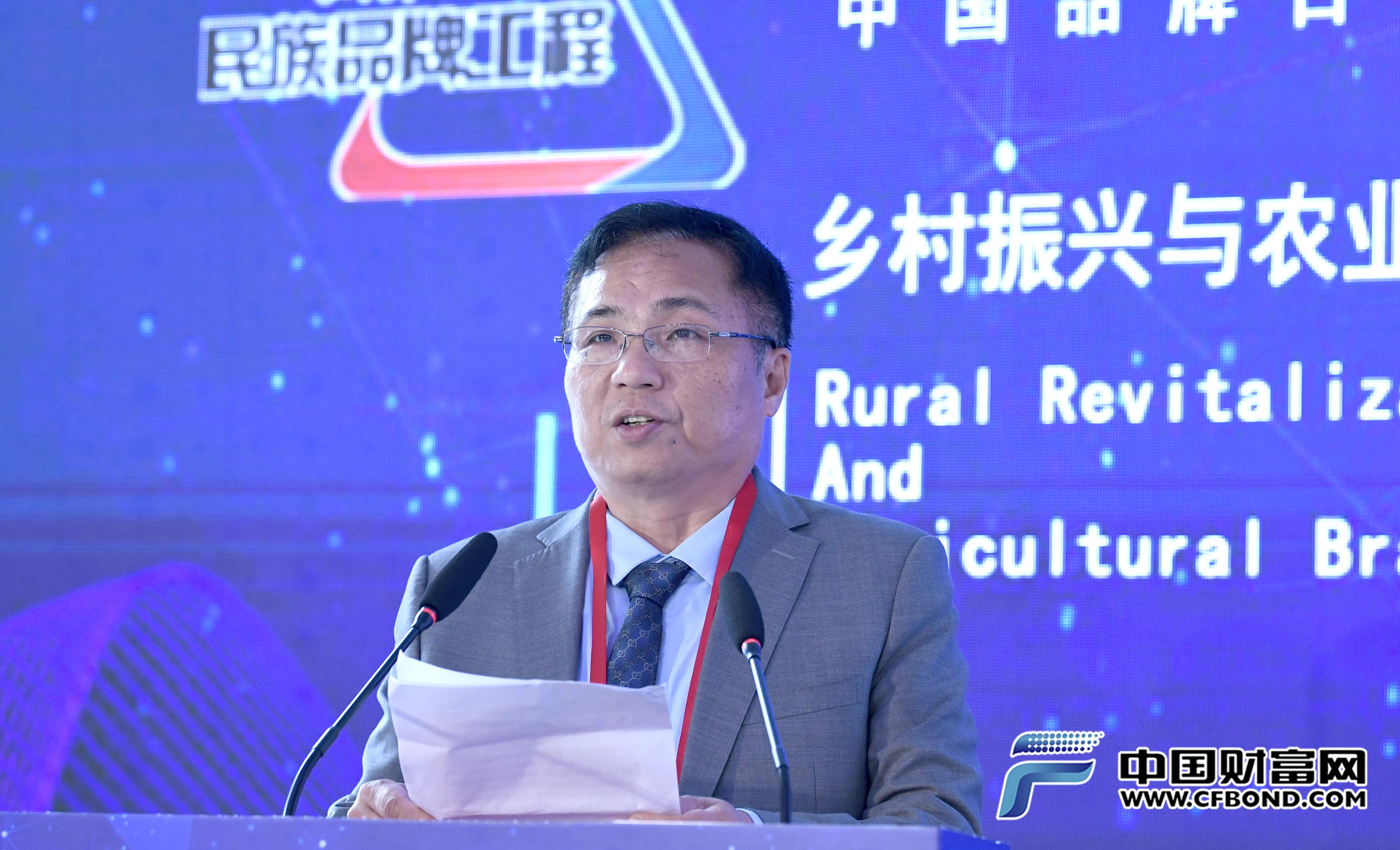 八马茶业股份有限公司总工程师林荣溪发表主题演讲