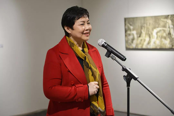 慧和天语艺术空间郭翠萍对出席嘉宾表示感谢