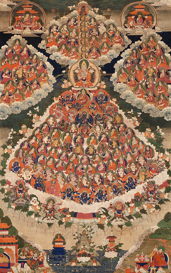 皈依境唐卡(18世纪)
