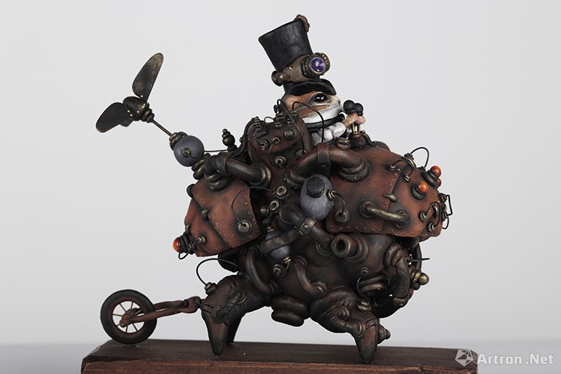 蒸汽朋克艺术家"镰田光司个展"在上海m50小美术馆启幕