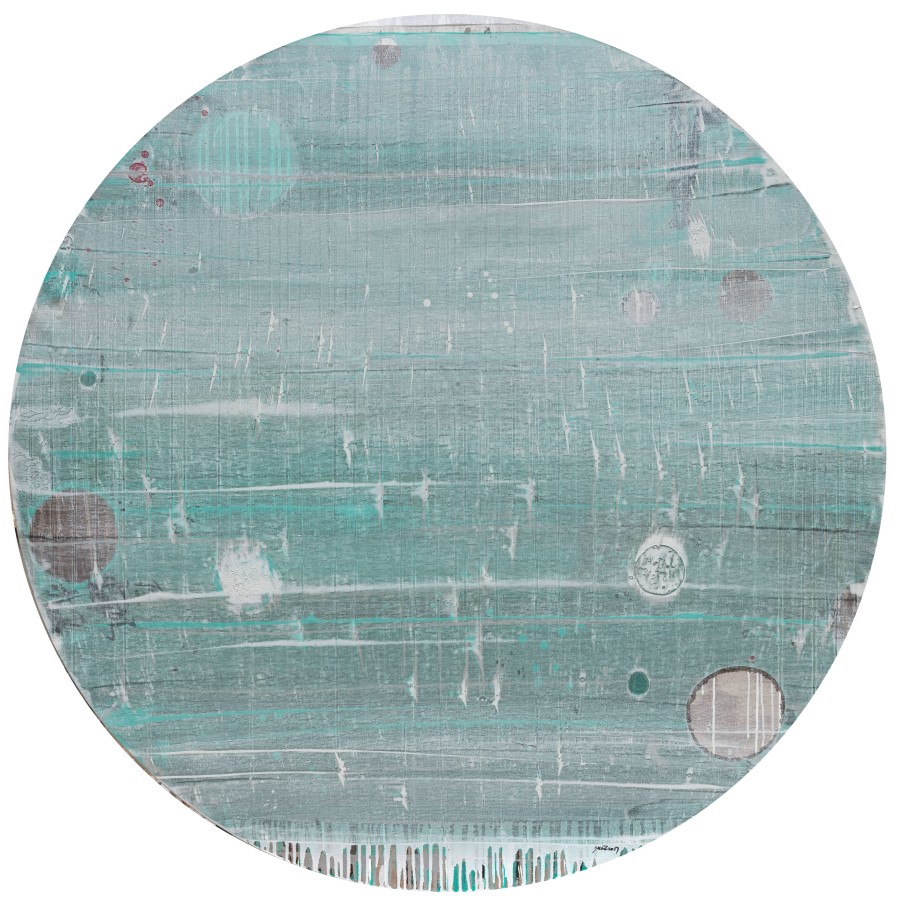 空白191号150x150cm布面油画2017