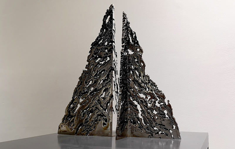 为期一天的林岗雕塑展诠释空间与雕塑的完美对话