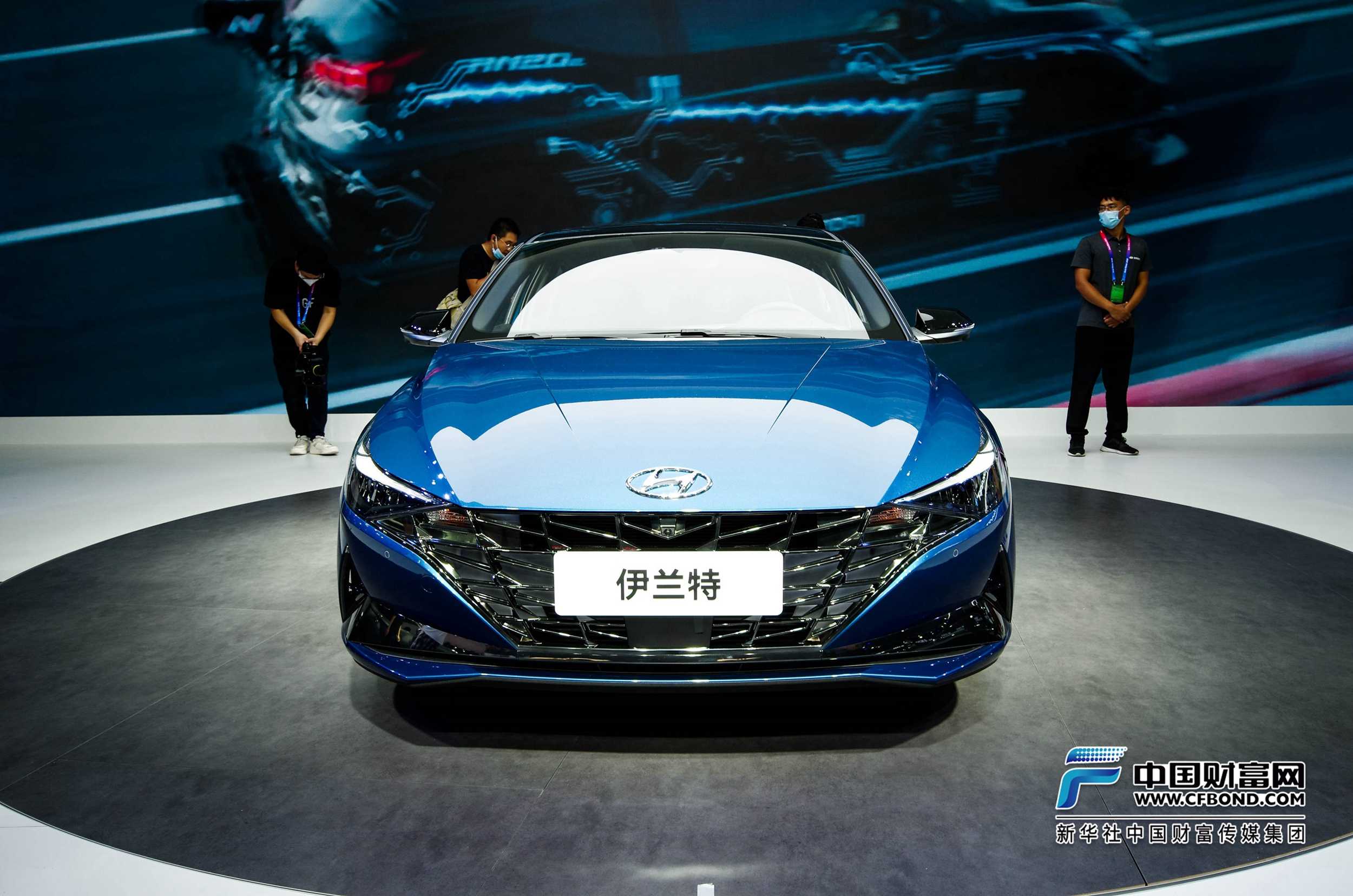 北京現代第七代伊蘭特_2020北京車展 _中國財富網