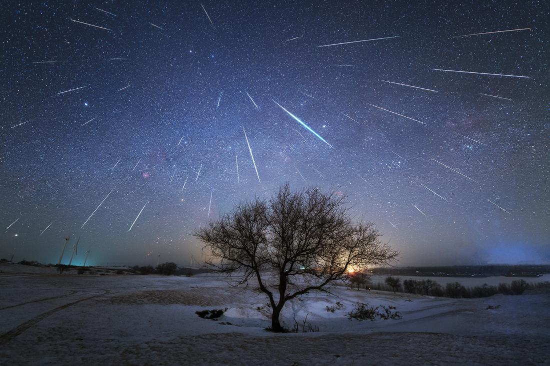 宜简联合中国星空视觉联盟,陪你去看2020双子座流星雨